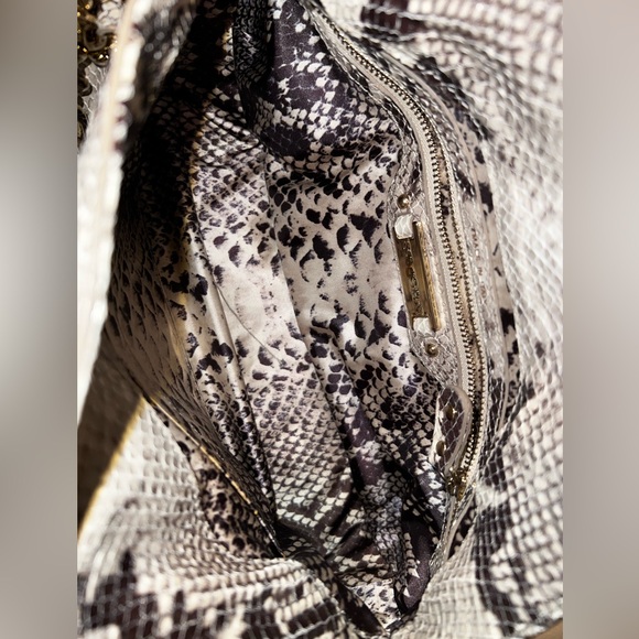 NWT St. John Python Leather Shoulder Bag - Picture 9 of 11